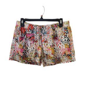 Stussy Pink Jamrock Shorts Medium Casual Pull On Pockets